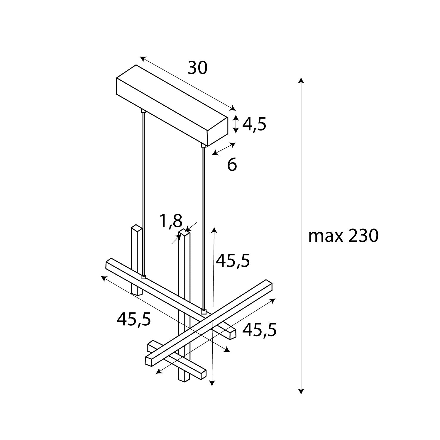 Lampa suspendata SOMARIA