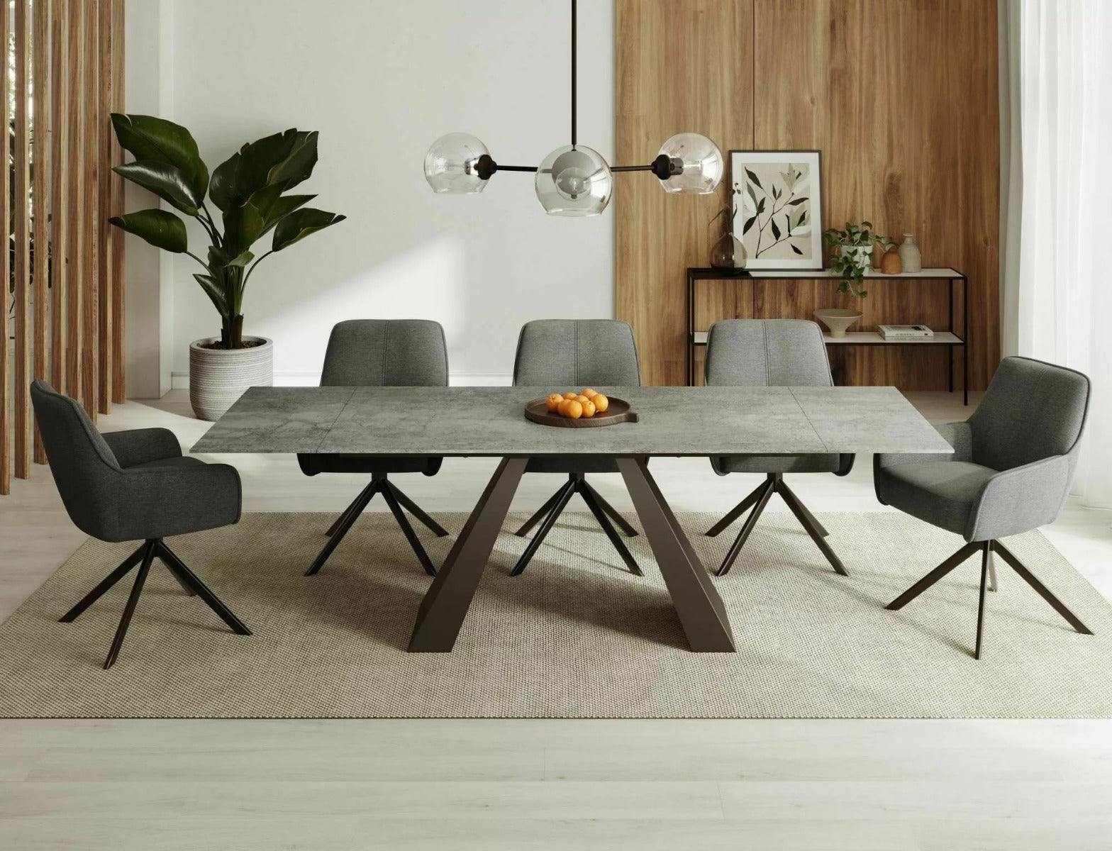 Masa extensibila DUMHAS CERAMIC PIETRA DI SAVORIA 160(240) x 90 CM