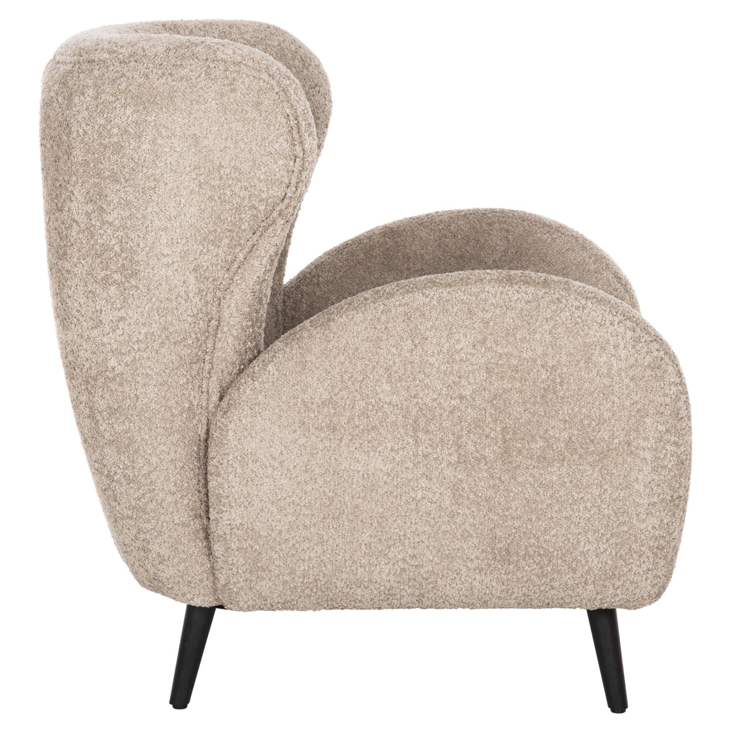 Fotoliu DURHAS BEIGE BOUCLE