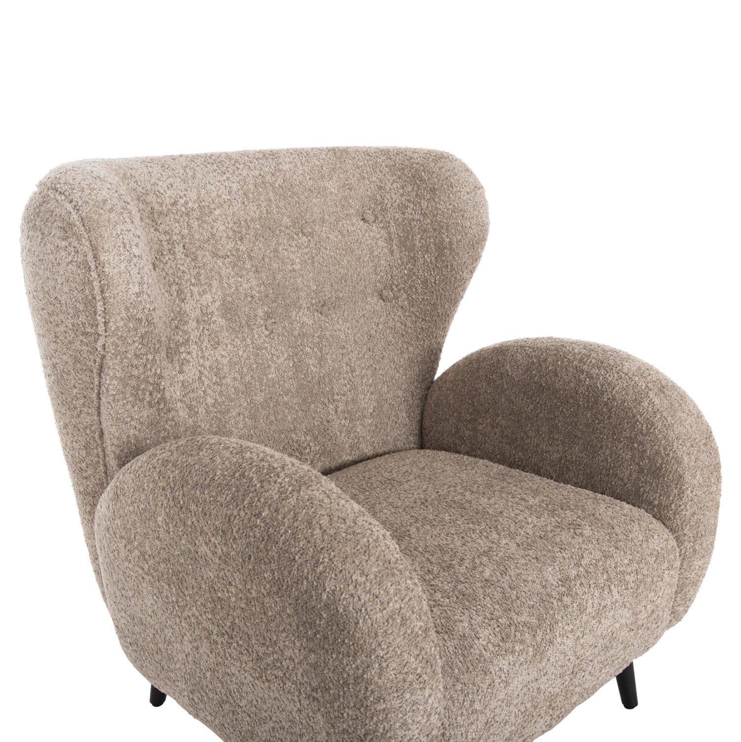 Fotoliu DURHAS BEIGE BOUCLE