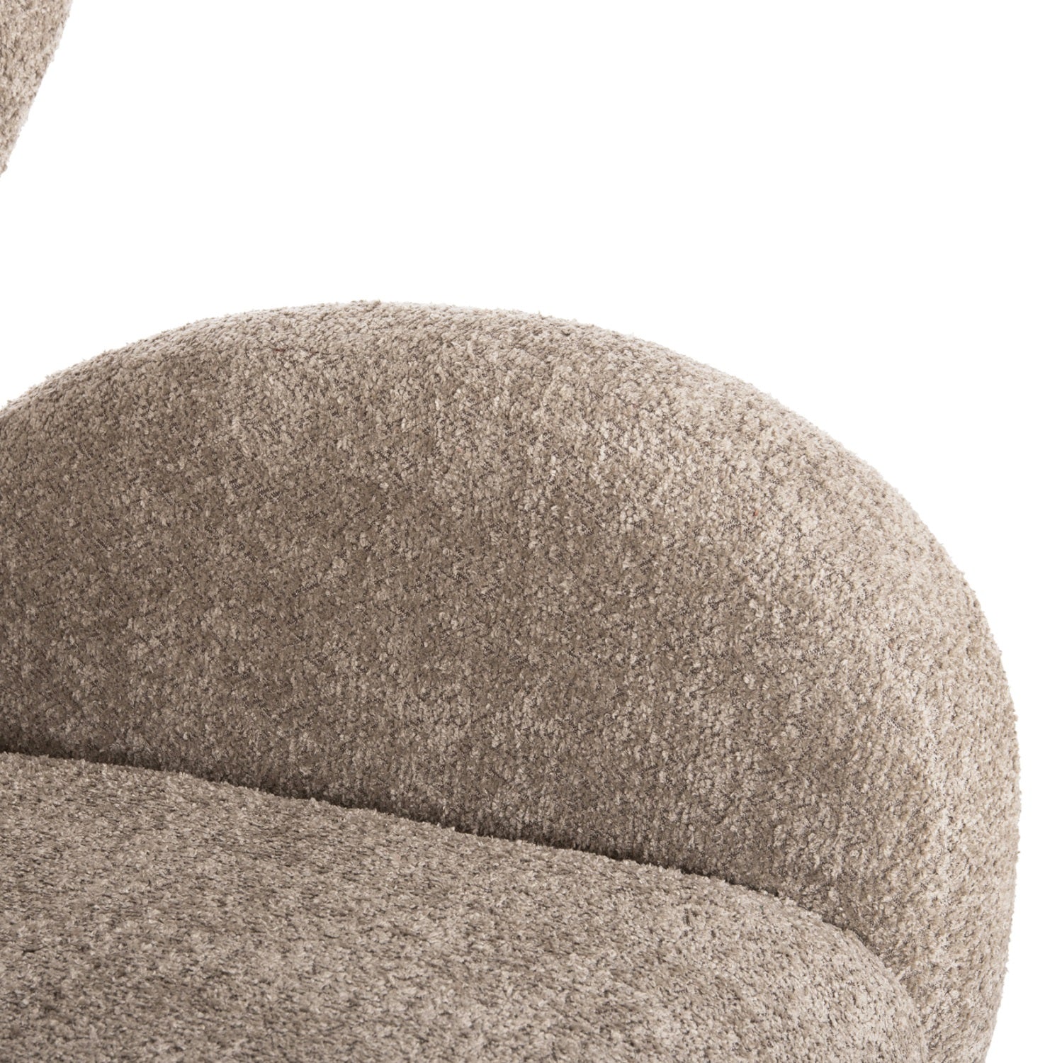 Fotoliu DURHAS BEIGE BOUCLE