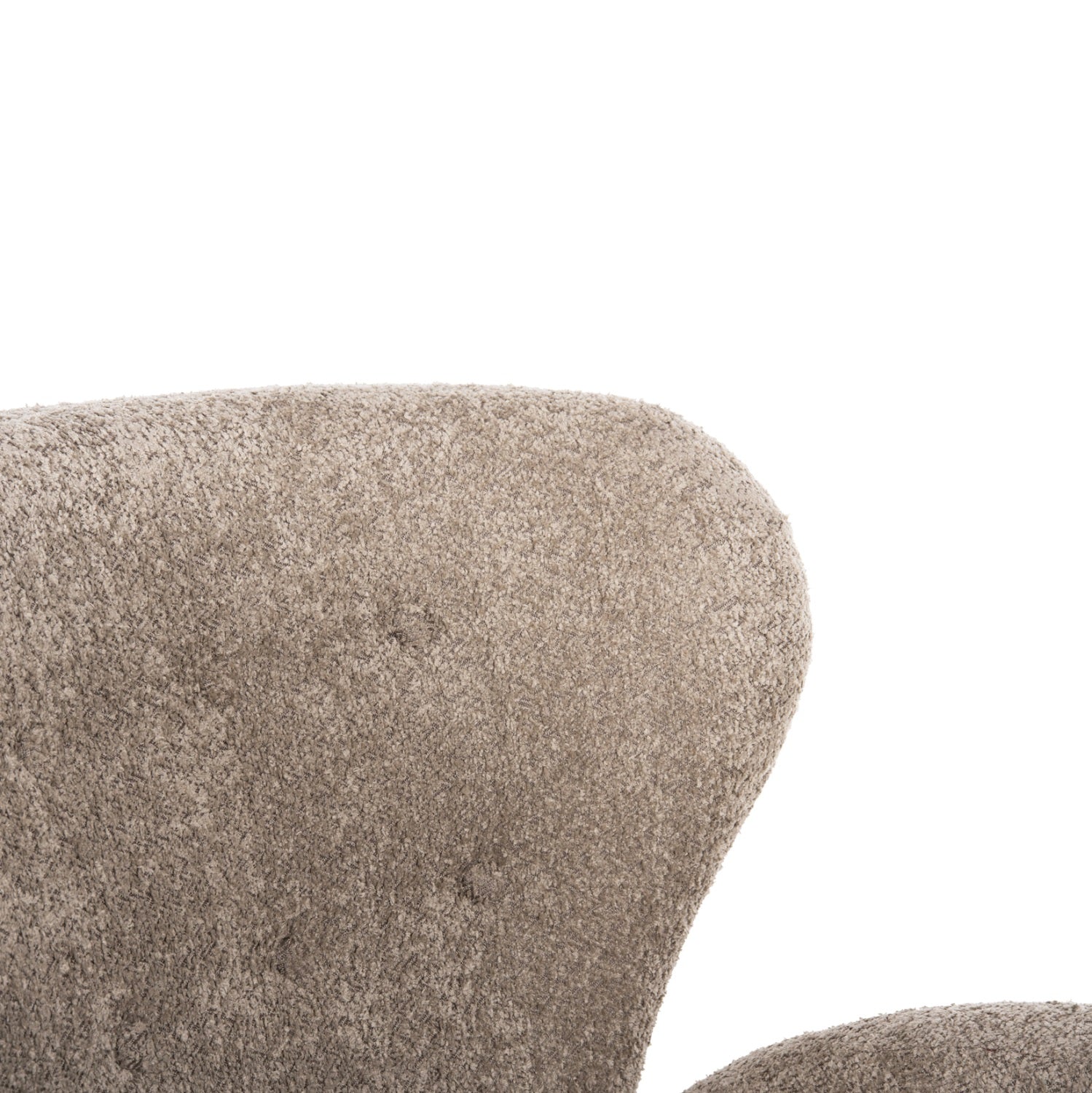 Fotoliu DURHAS BEIGE BOUCLE