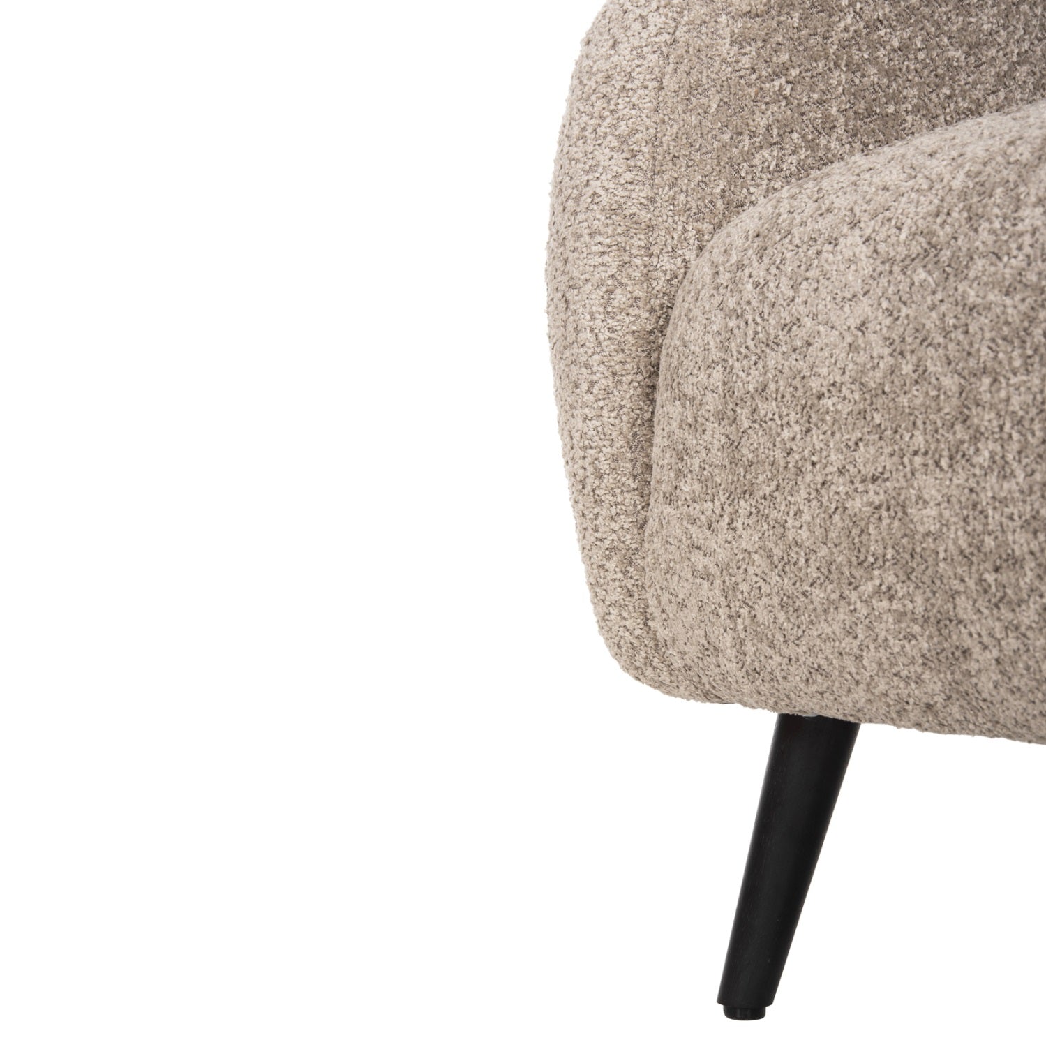 Fotoliu DURHAS BEIGE BOUCLE