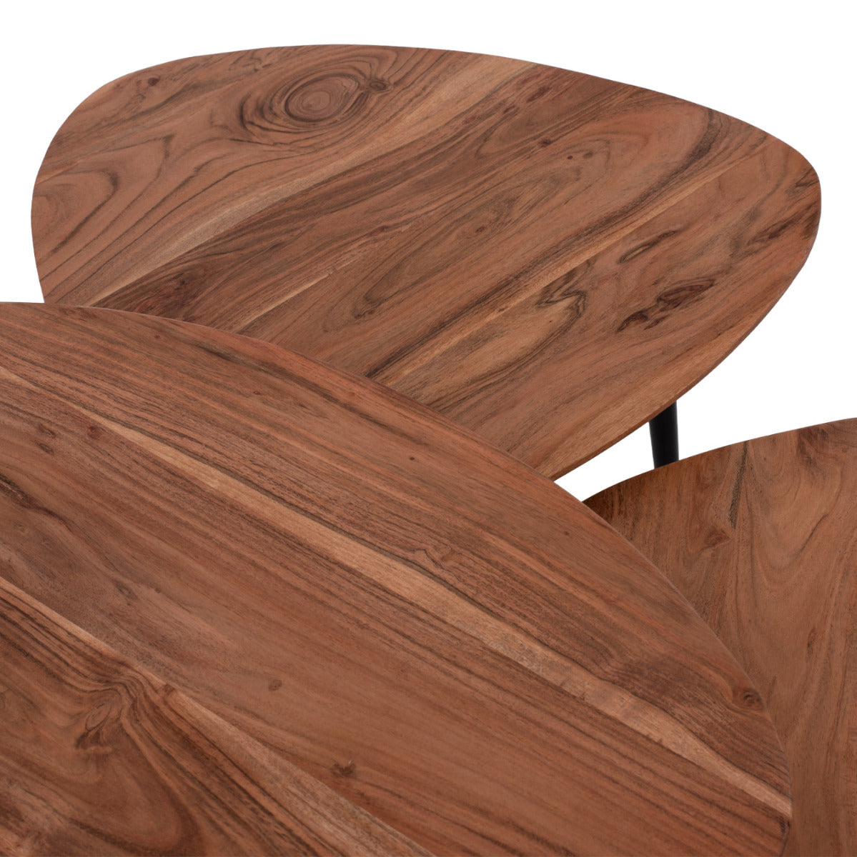 Set 3 masute de cafea DUZEM 41x40x36/54x54x40/69x67x46 CM