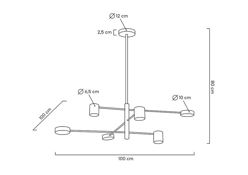 Lampa suspendata ELISE GOLD