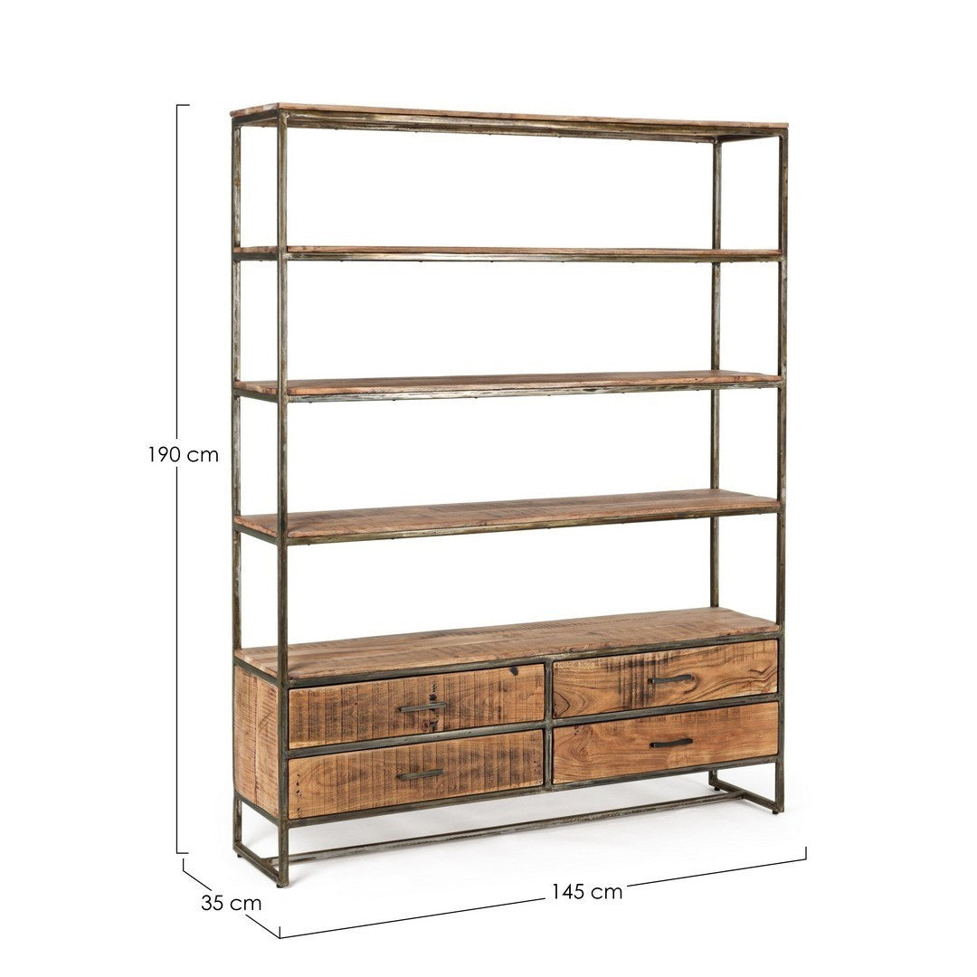 Biblioteca ELMER 145 x 35 x 190 CM