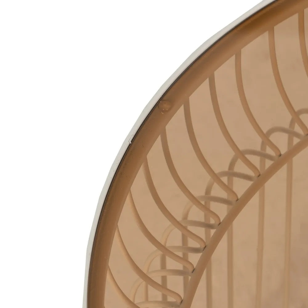 Set 2 masute de cafea EMINA CREAM Ø65x40/Ø53x34 CM
