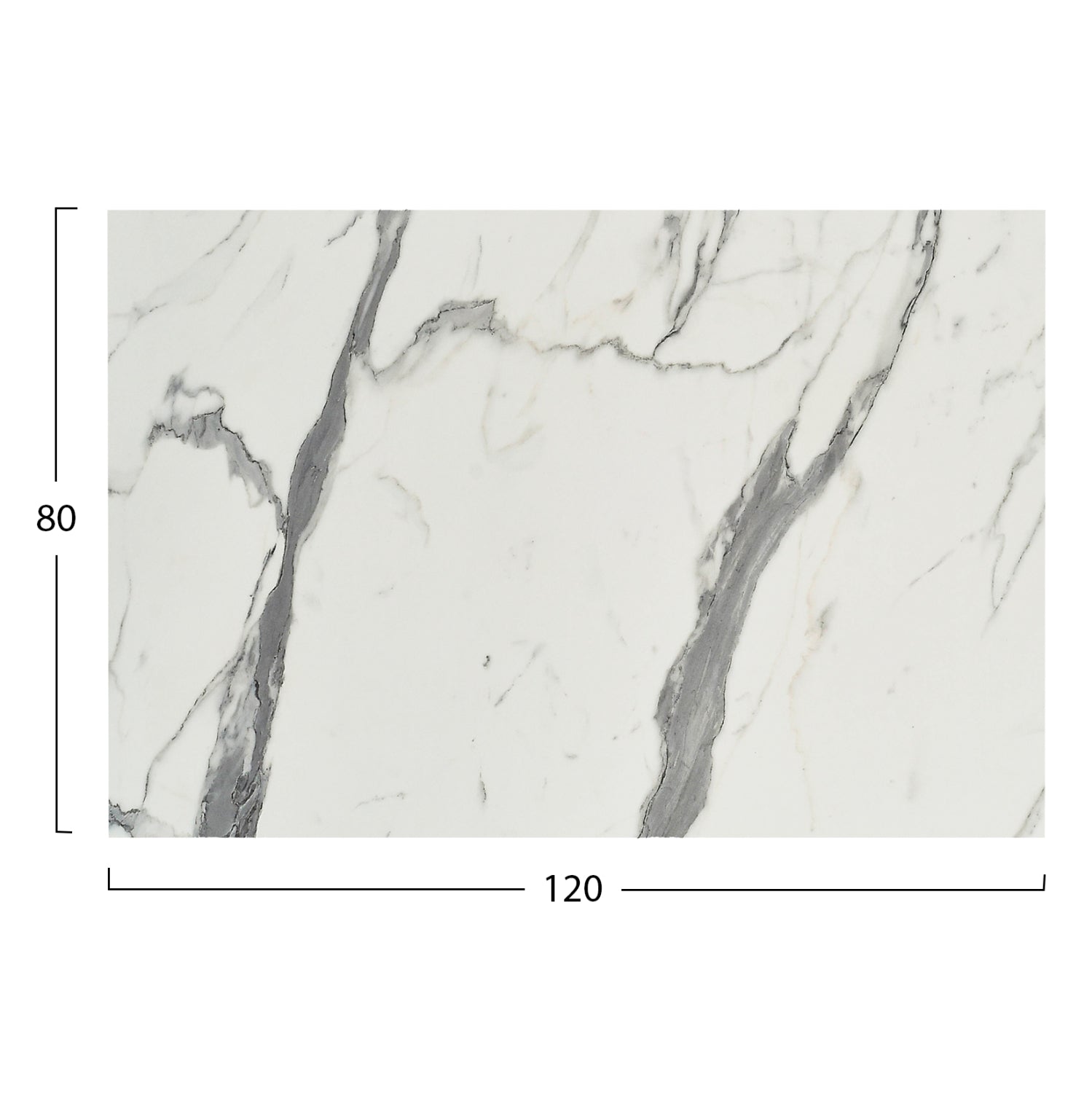 Blat masa HPL VESTRA MARBLE 120 x 80 CM