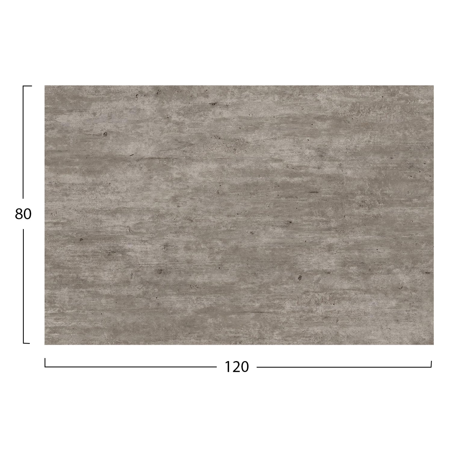 Blat masa HPL VESTRA CONCRETE 120 x 80 CM