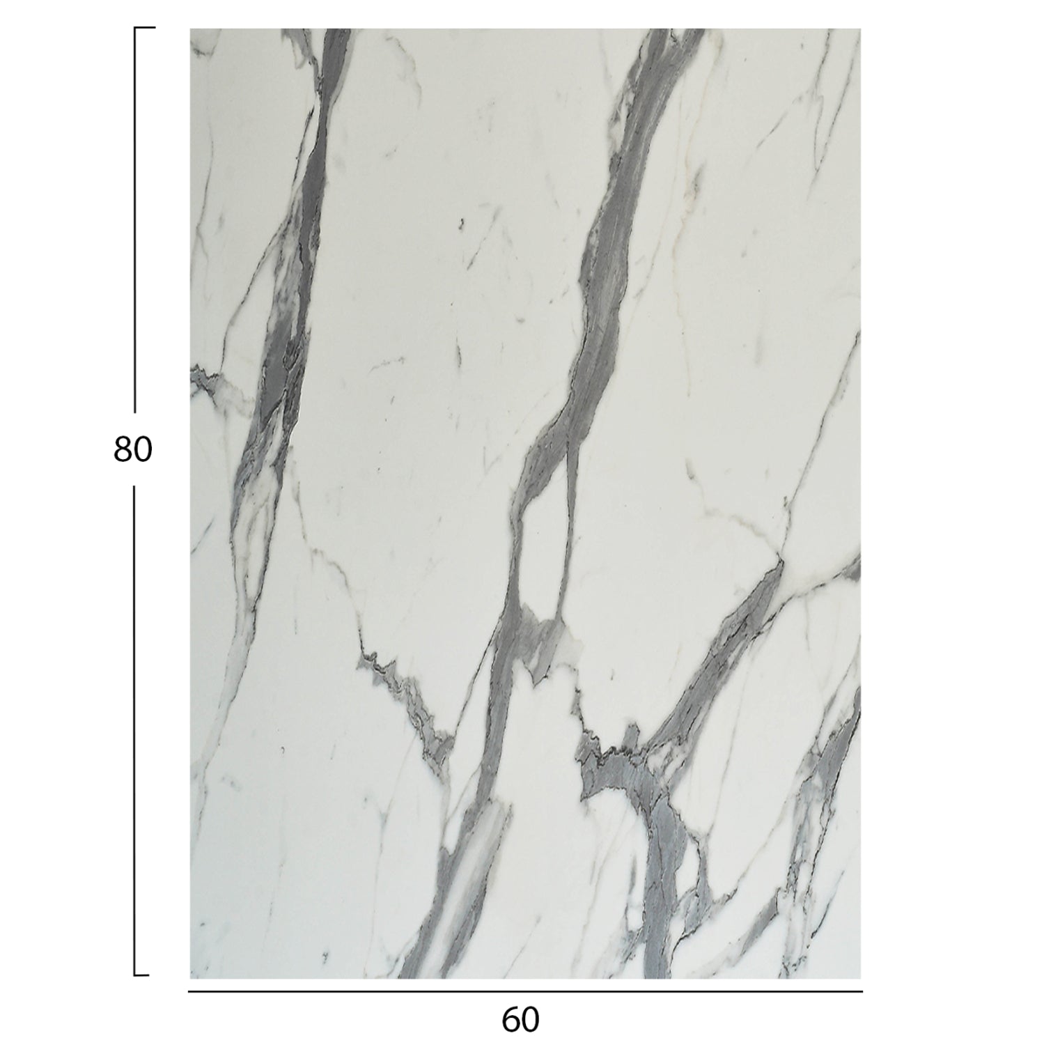 Blat masa HPL RELVAR 1 MARBLE 60x80 CM