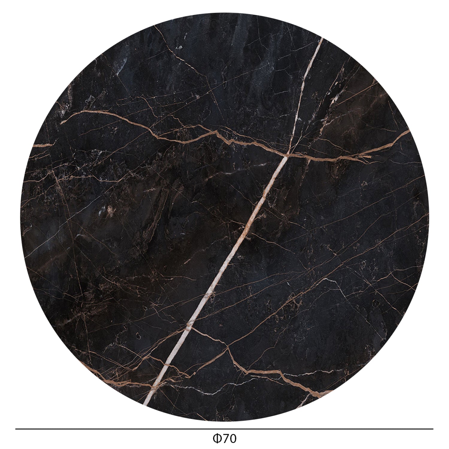 Blat masa HPL VORGAYS 2 MARBLE Ø70 CM