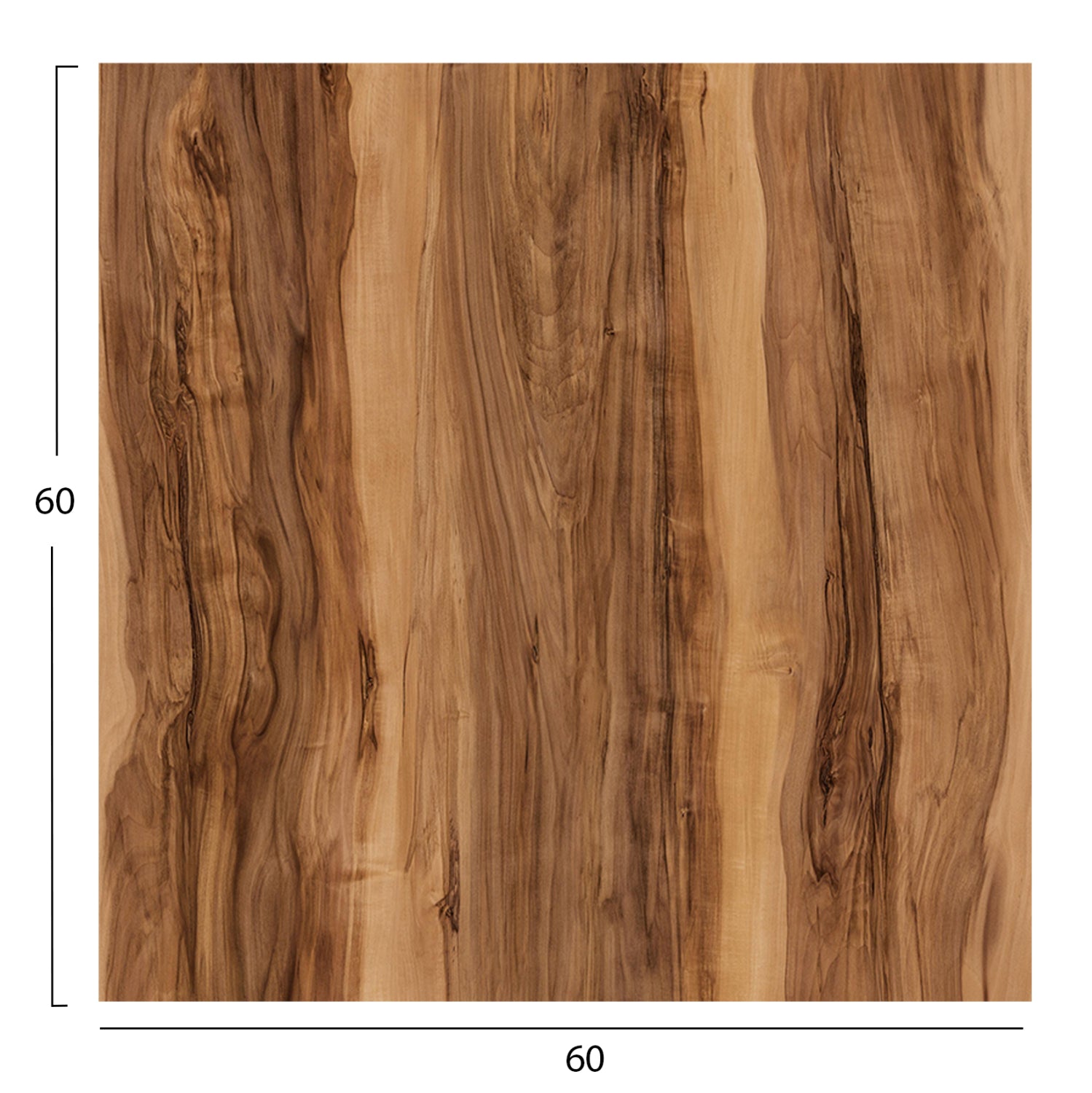 Blat masa HPL VOJENS 2 INDIAN SHEESHAM 60 CM