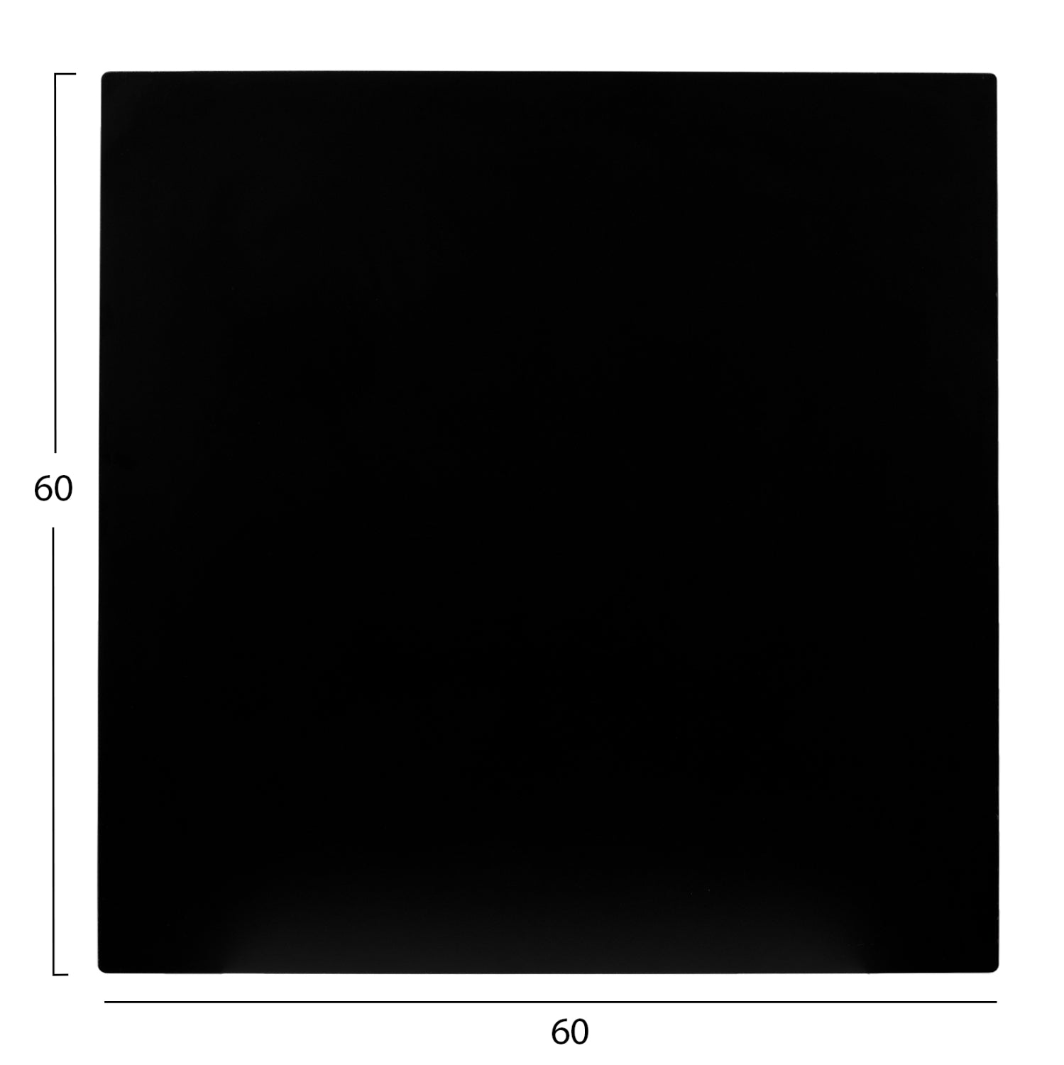 Blat masa HPL VOJENS 2 BLACK 60 CM