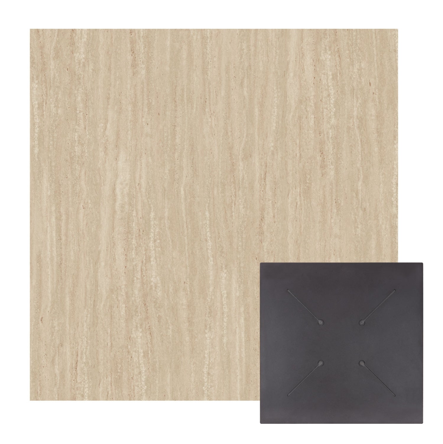 Blat masa HPL VOJENS 2 TRAVERTINE 70 CM