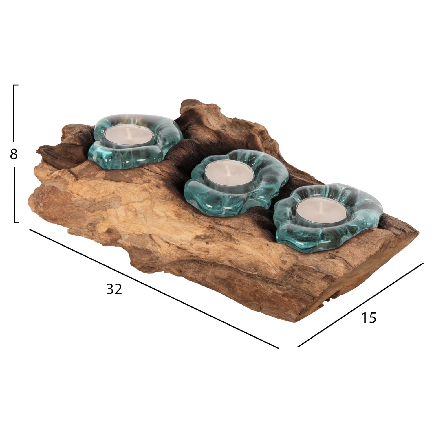 Suport lumanari EMORI NATURAL