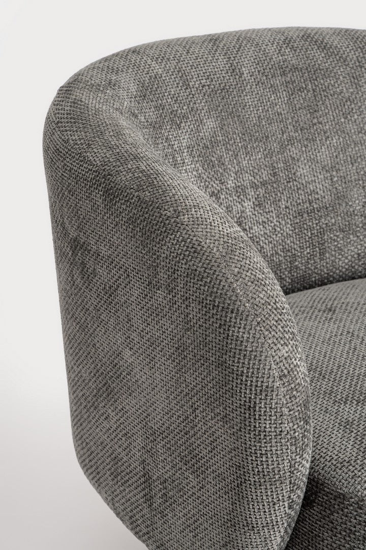 Fotoliu JULIENNE DARK GREY SWIVEL