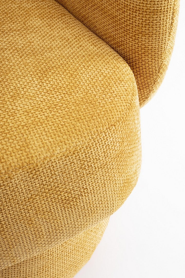 Fotoliu JULIENNE MUSTARD SWIVEL
