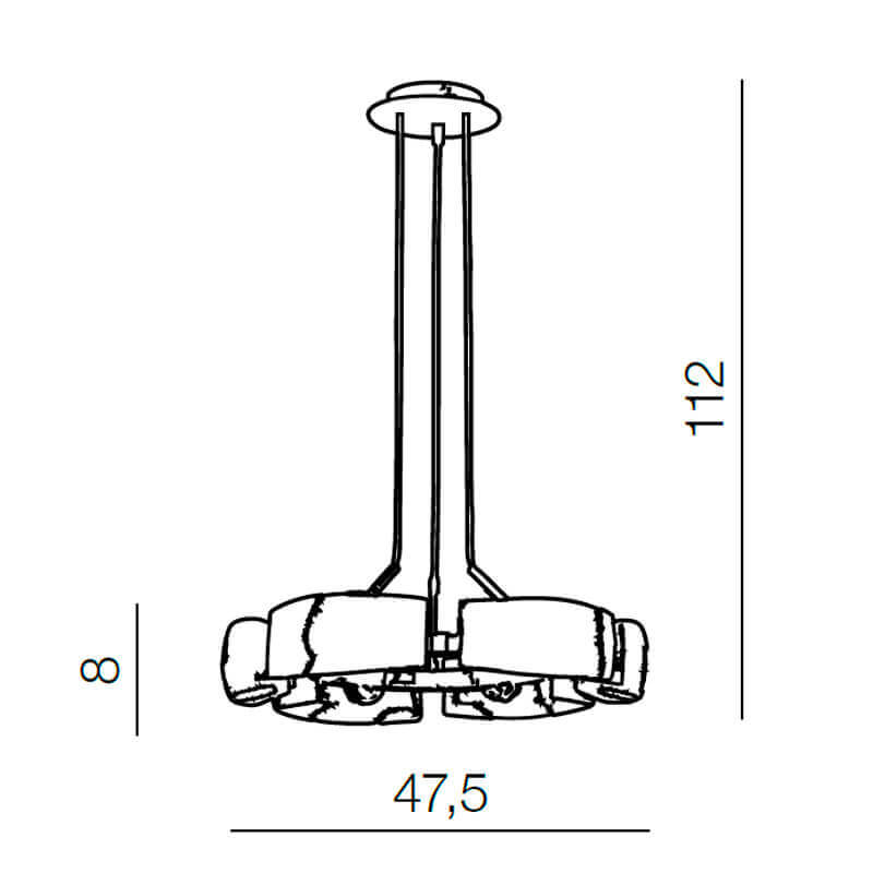 Lampa suspendata FALONA 6