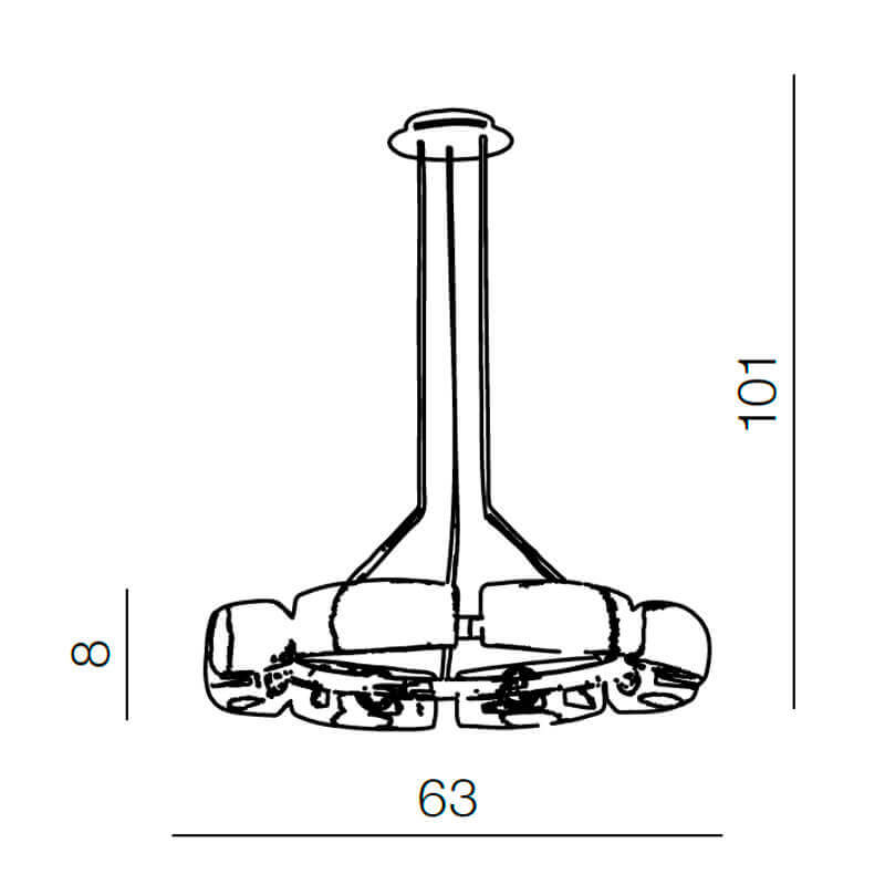 Lampa suspendata FALONA 8