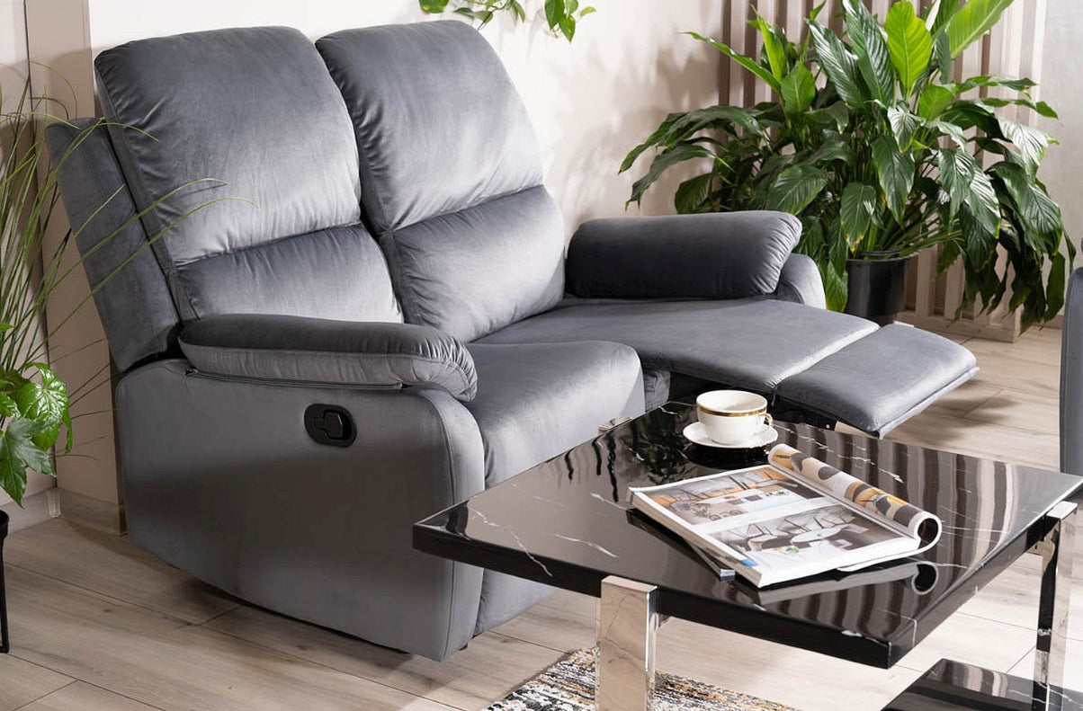 Canapea 2 locuri FALSTARD RECLINER VELVET 136 CM