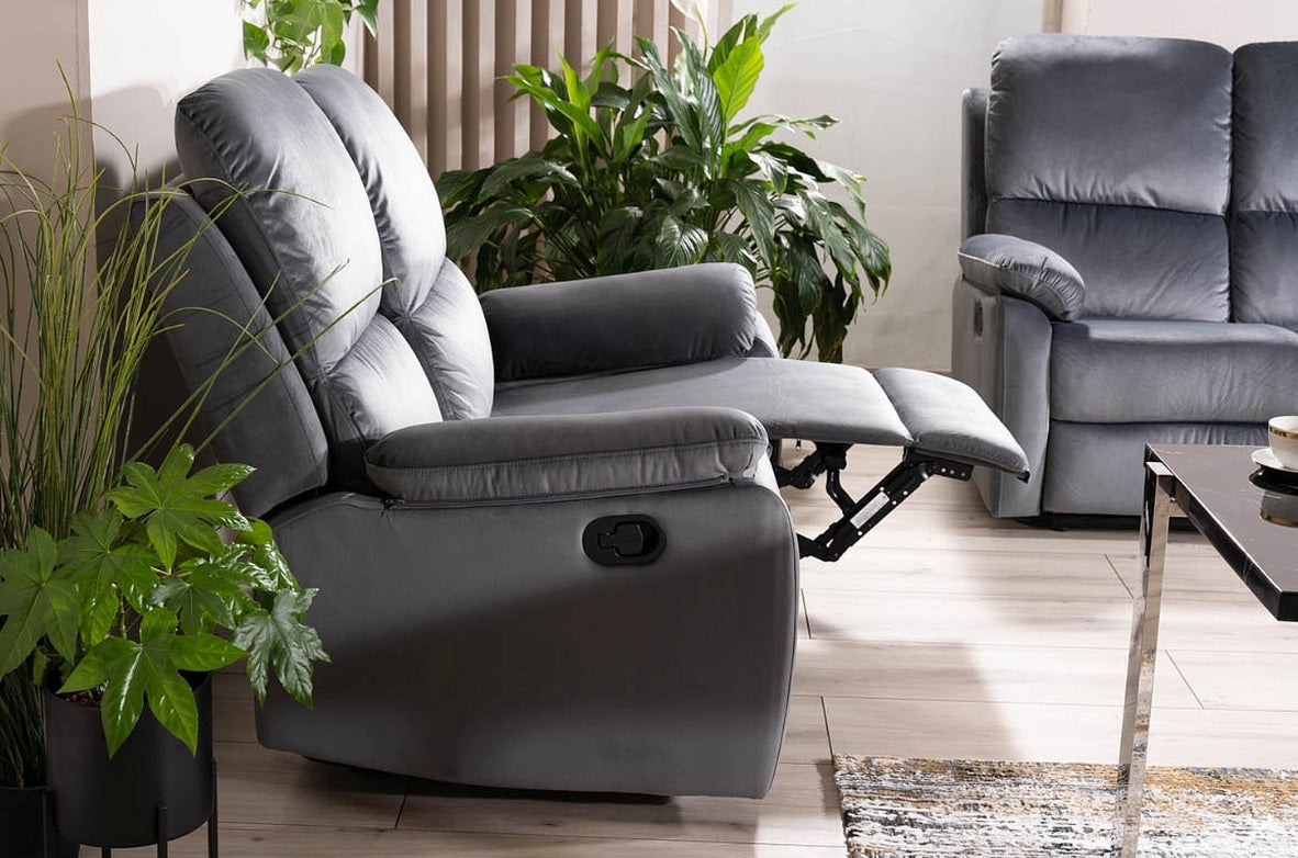 Canapea 2 locuri FALSTARD RECLINER VELVET 136 CM