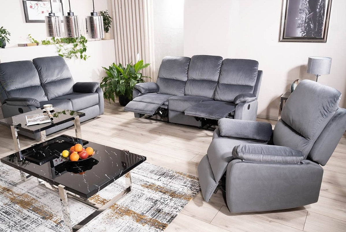 Canapea 2 locuri FALSTARD RECLINER VELVET 136 CM