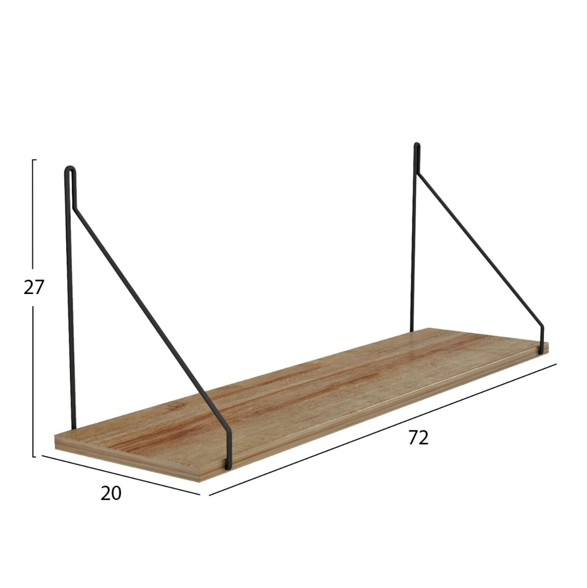 Raft de perete FARGUS 72 x 27 CM