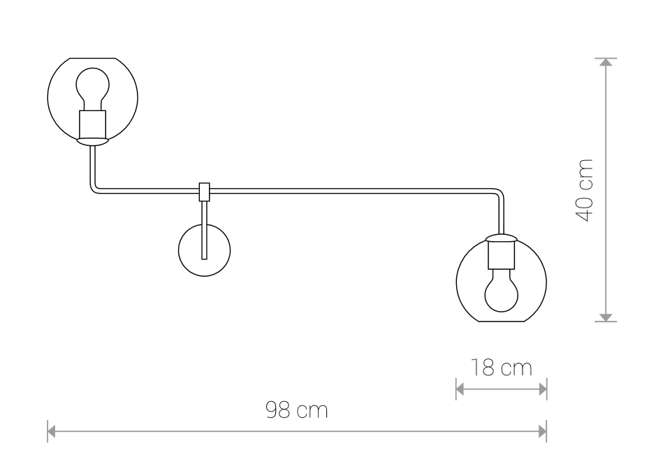 Aplica de perete REYMON