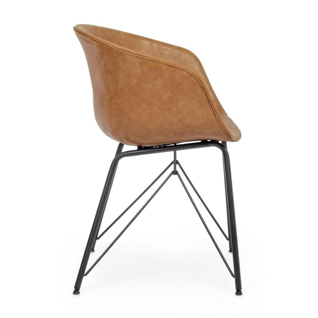 Scaun WARHOL BROWN VINTAGE PU