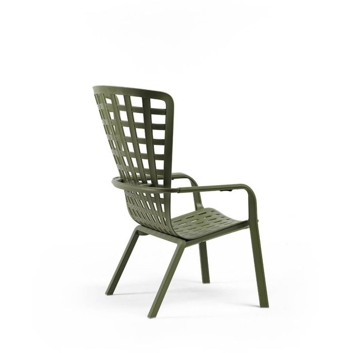 Fotoliu terasa rabatabil OLIO cu perna - Agave - PROMO