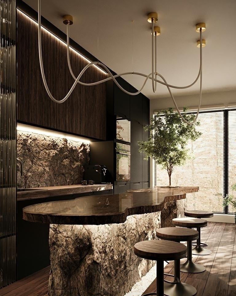 Lampa suspendata FONSE SMART 400 GOLD