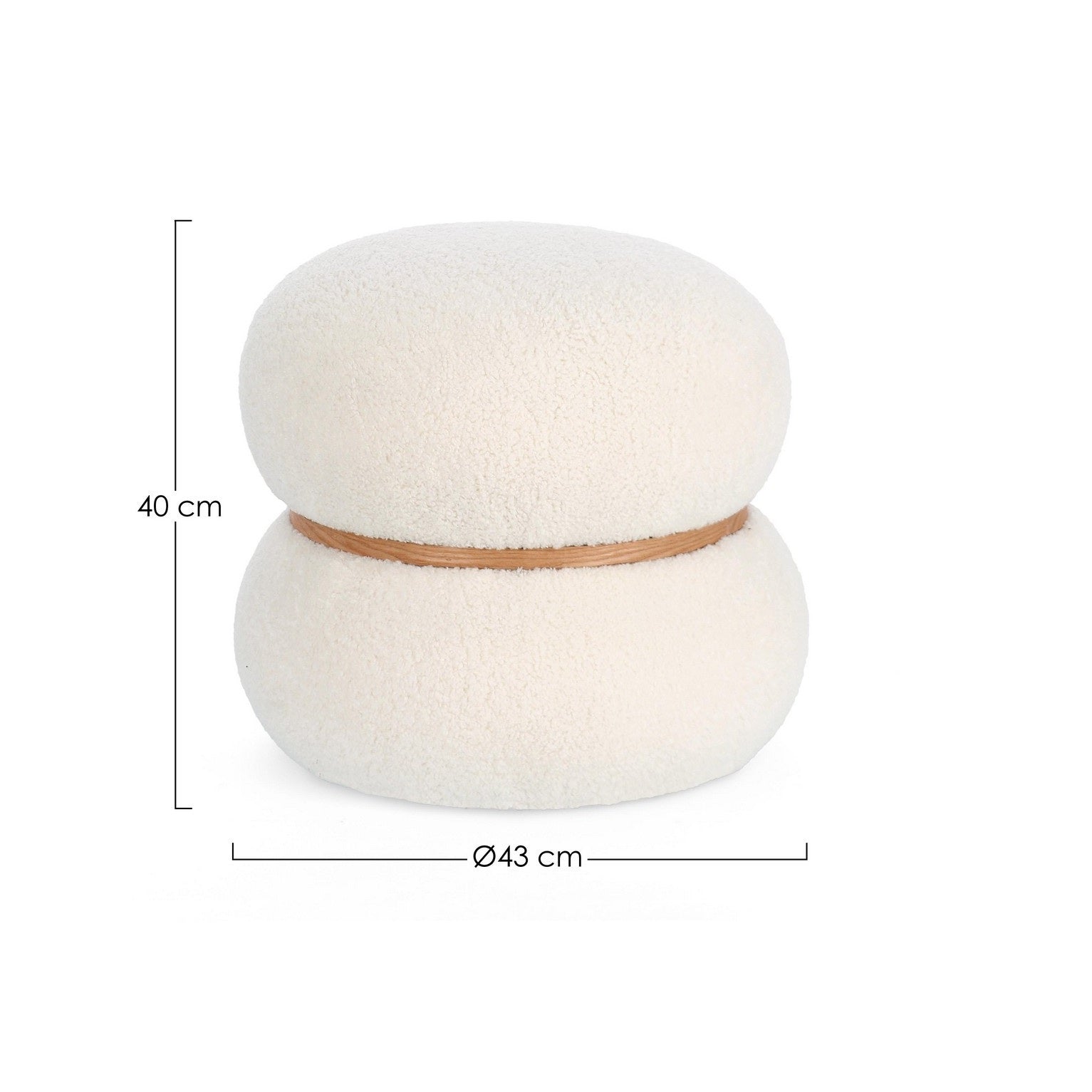 Taburet FONTANA Ø43 CM