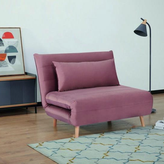 Fotoliu extensibil ROSAN VELVET