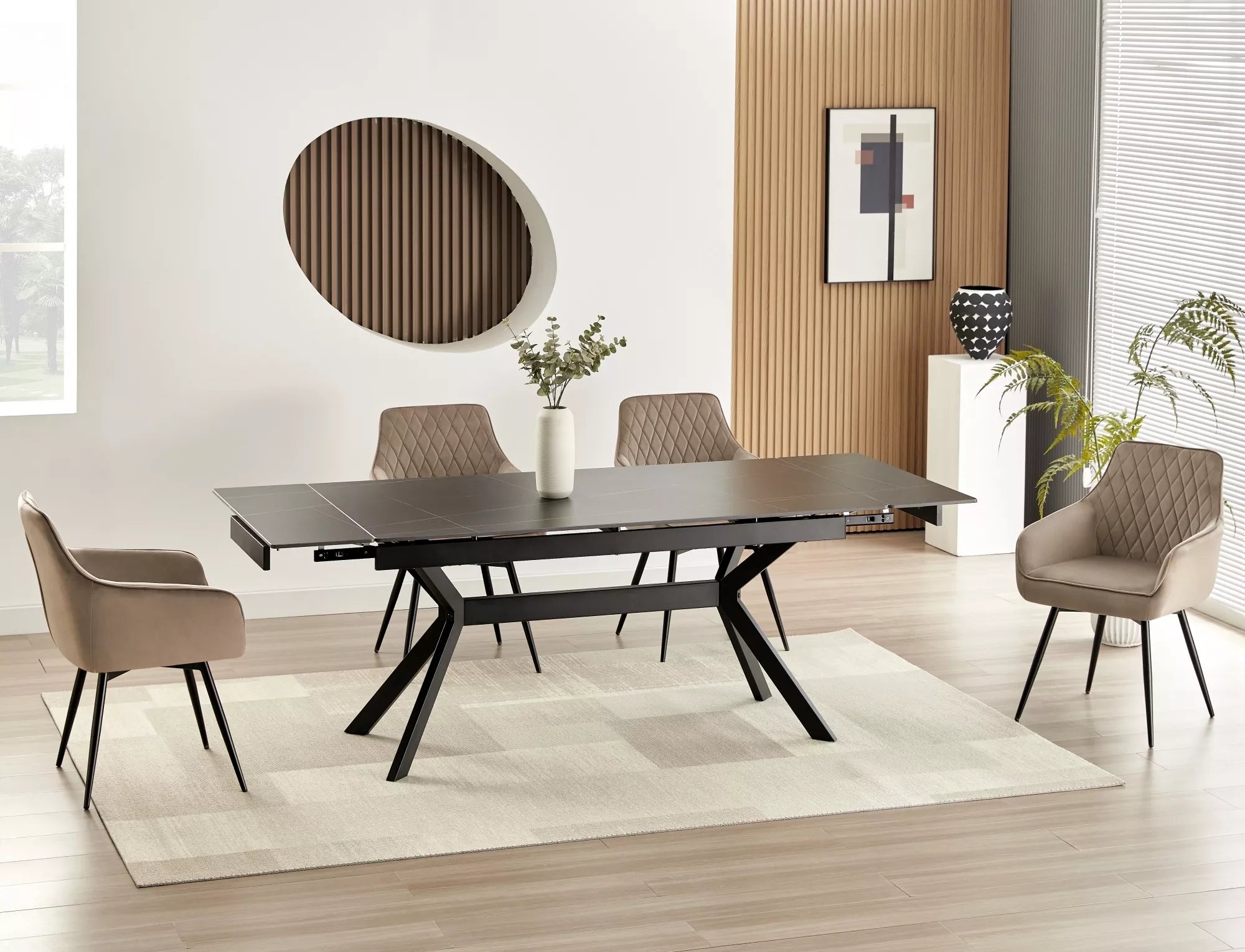 Masa extensibila VIRNAM CERAMIC 160(220) x 90 CM