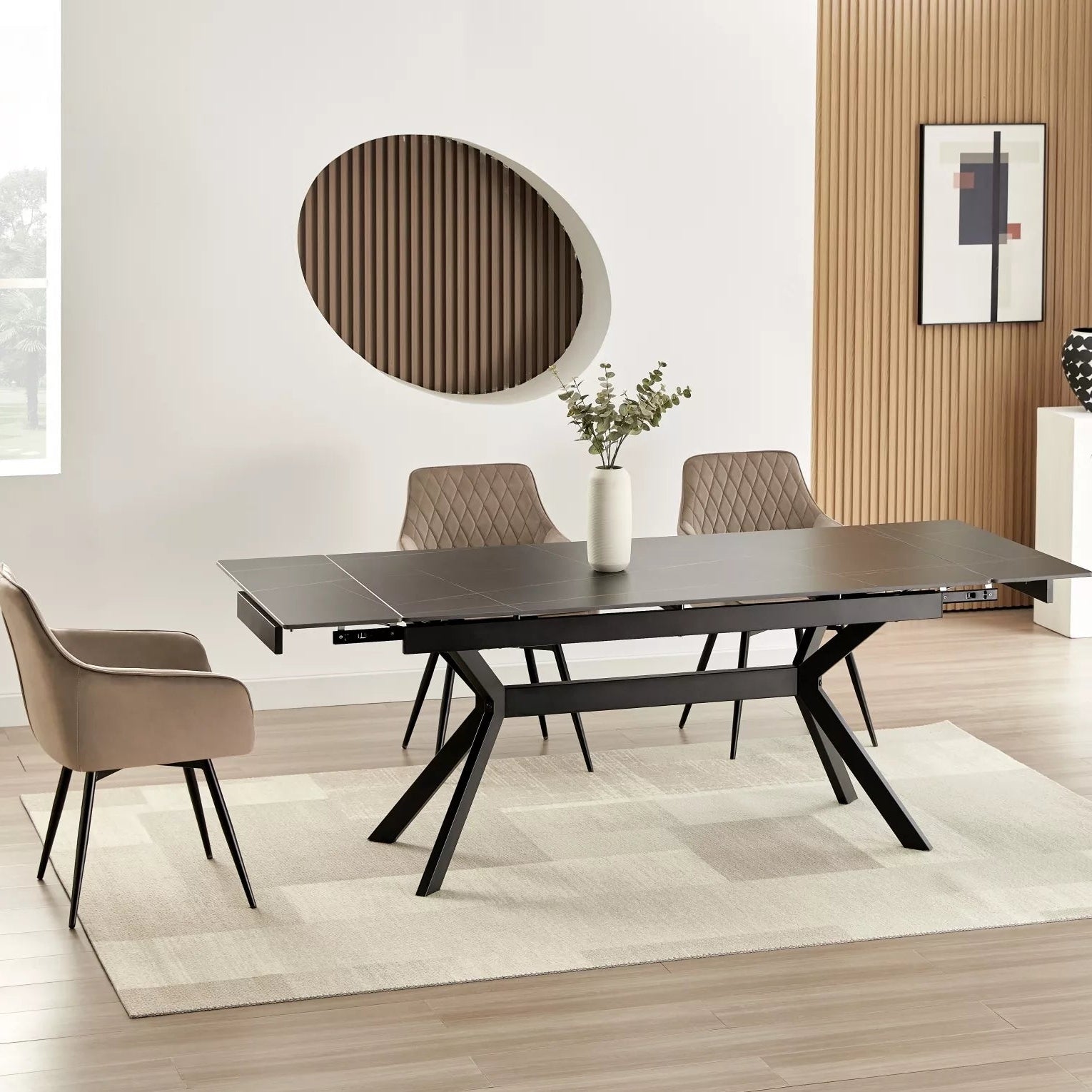 Masa extensibila VIRNAM CERAMIC 160(220) x 90 CM