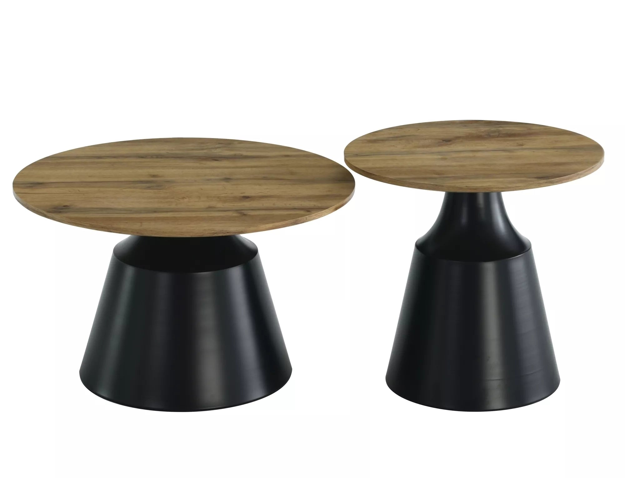 Set 2 masute de cafea SENORA Ø50/70 x 50/40 CM