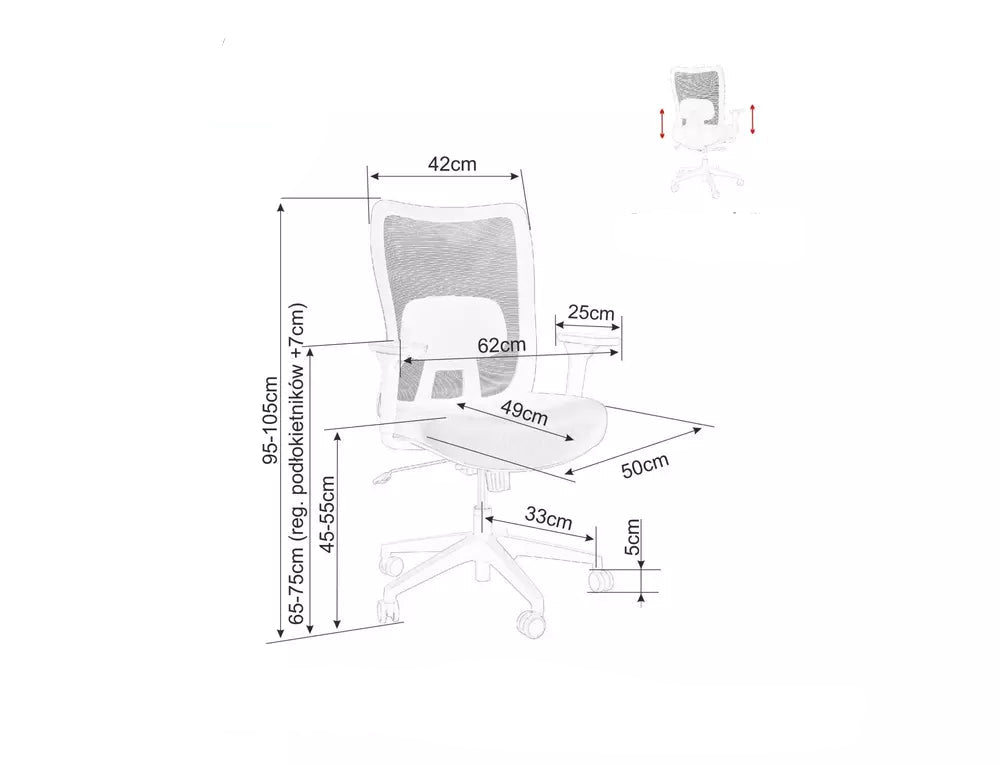 Scaun de birou AVENOR