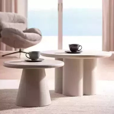 Masuta de cafea HAVIS LIGHT GREY Ø80 x 45 CM