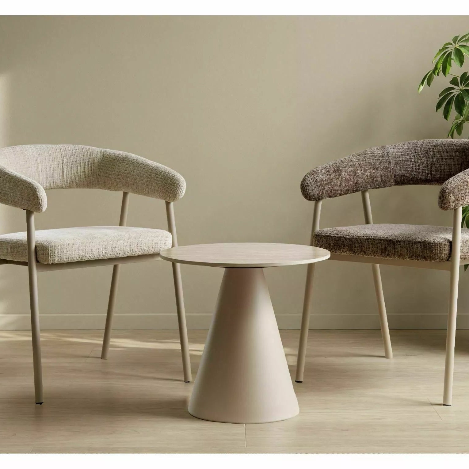 Scaun BELNIRA BEIGE LEGS