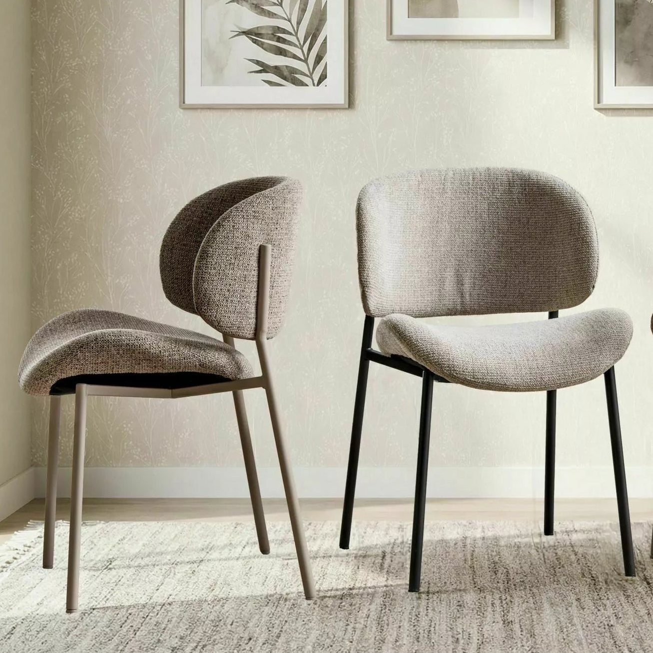 Scaun ELVORIA BEIGE LEGS