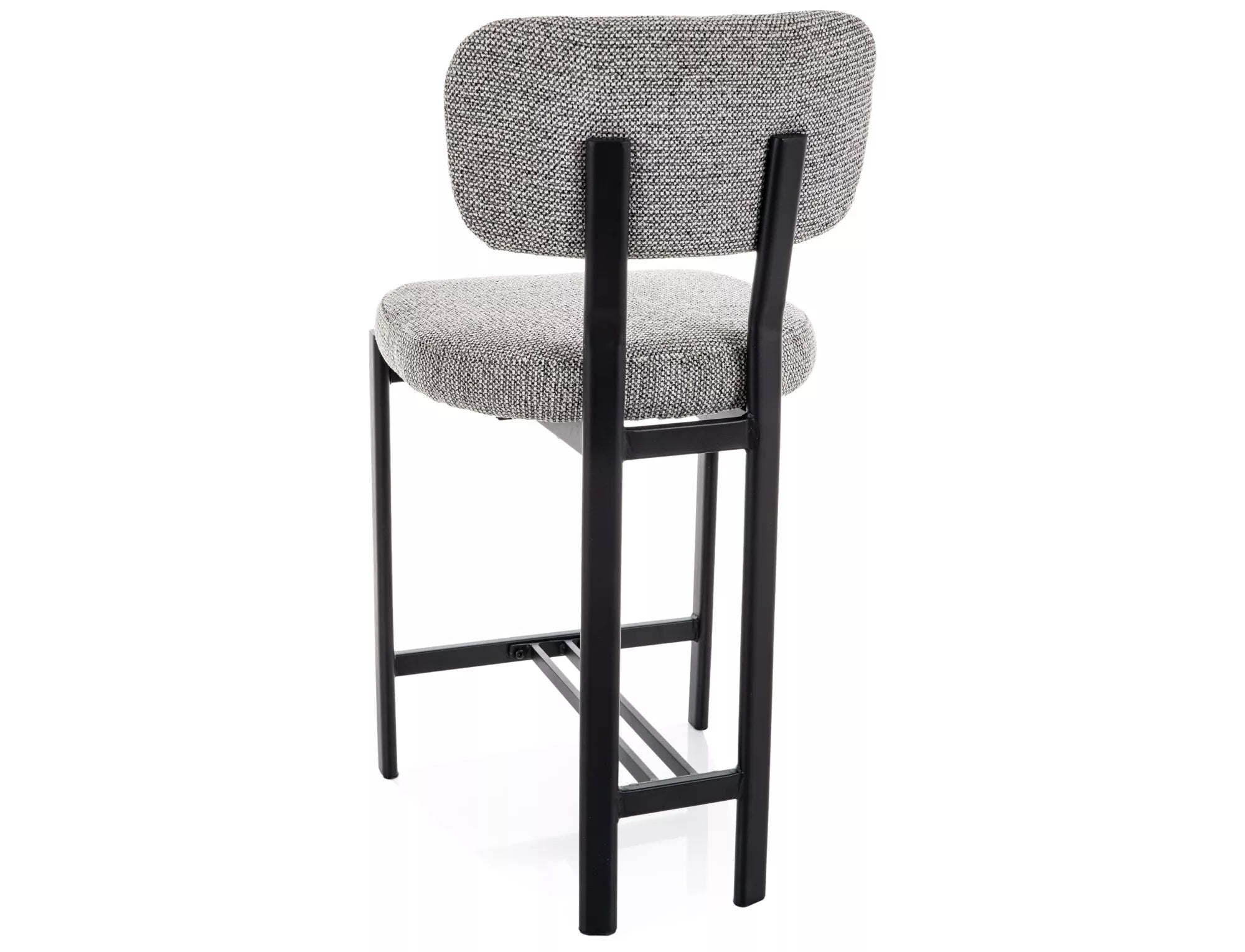 Scaun de bar BELUR BLACK LEGS H62 CM
