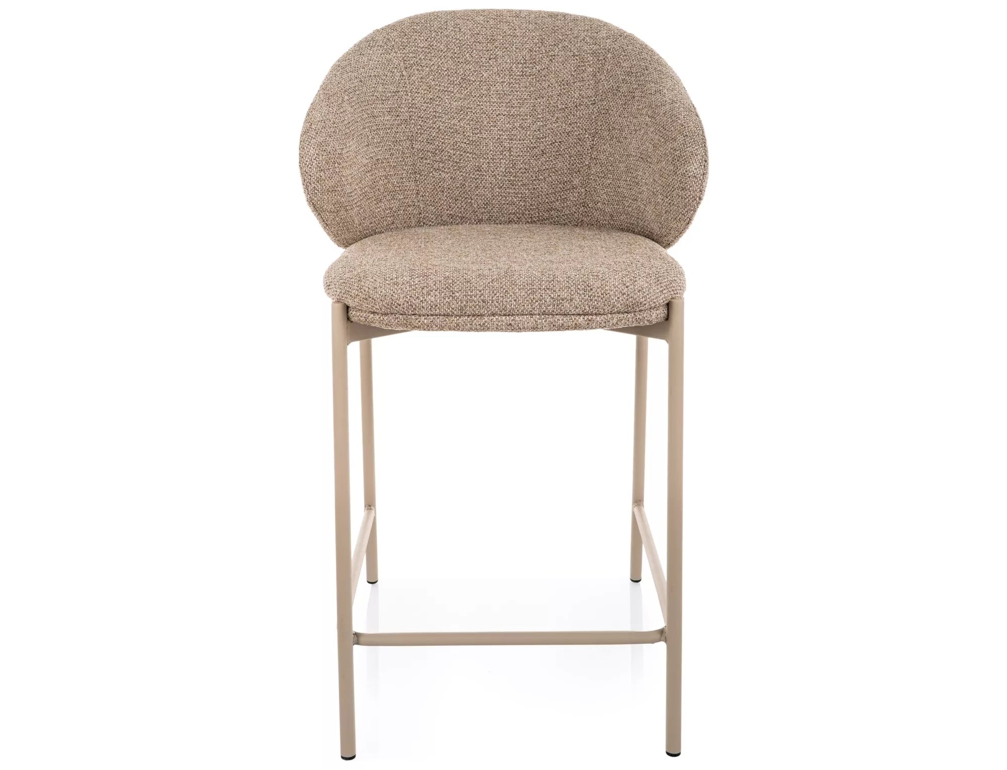 Scaun de bar FARGION BEIGE LEGS H61 CM