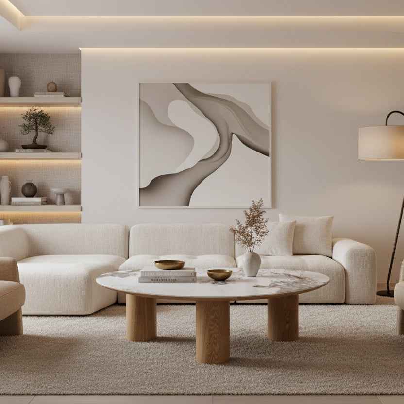 Masuta de cafea TARDELO OAK 110 x 80 x 35 CM