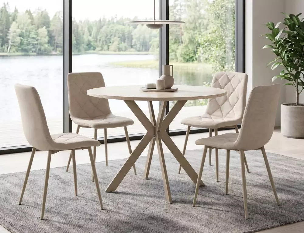 Masa GORTEN TRAVERTIN Ø90 CM