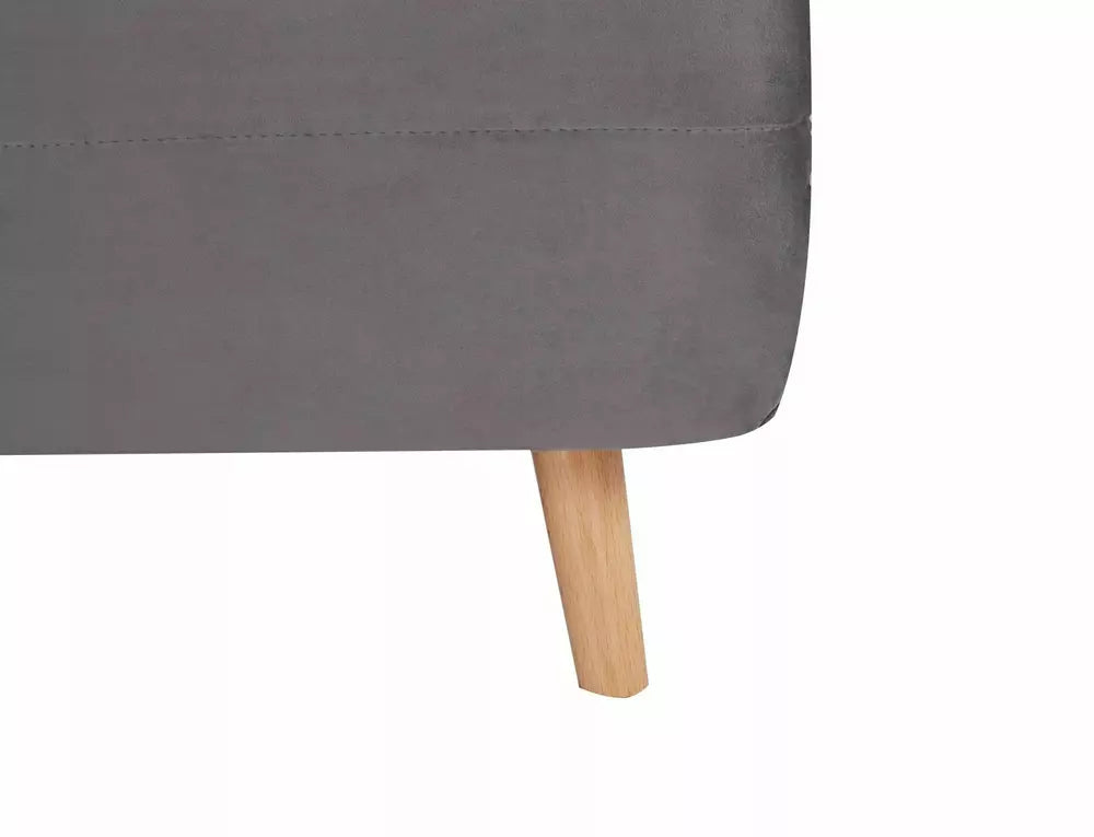 Fotoliu extensibil ROSAN VELVET