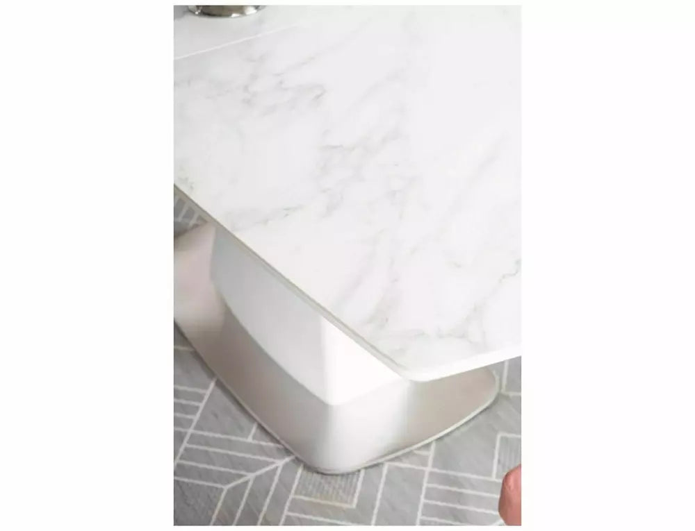 Masă extensibilă CERA WHITE 160(210) x 90 CM