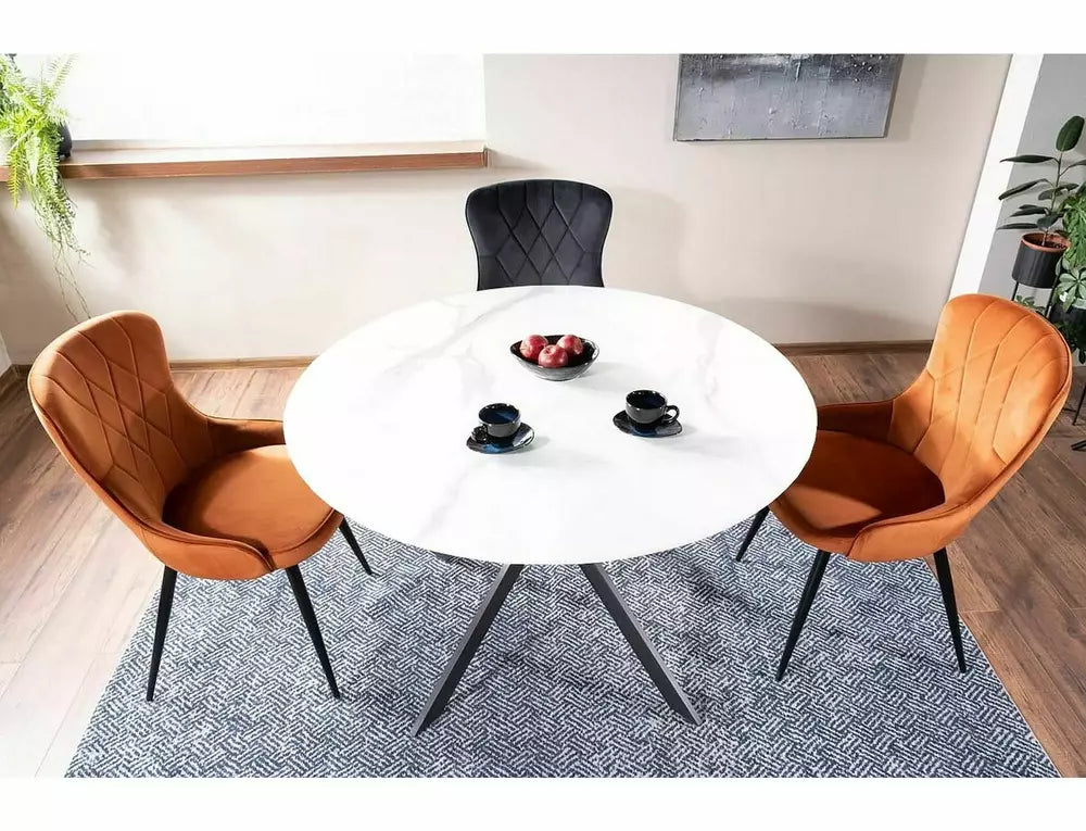 Masa GORTEN WHITE Ø120 CM