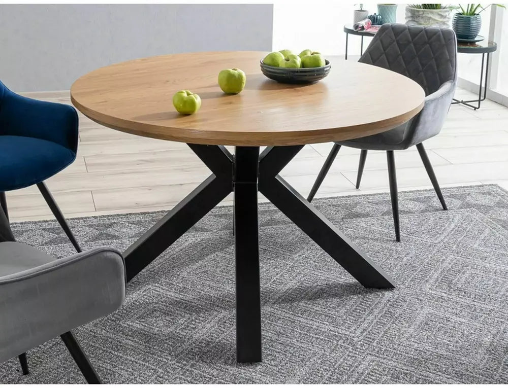 Masă RIME BLACK Ø120 CM