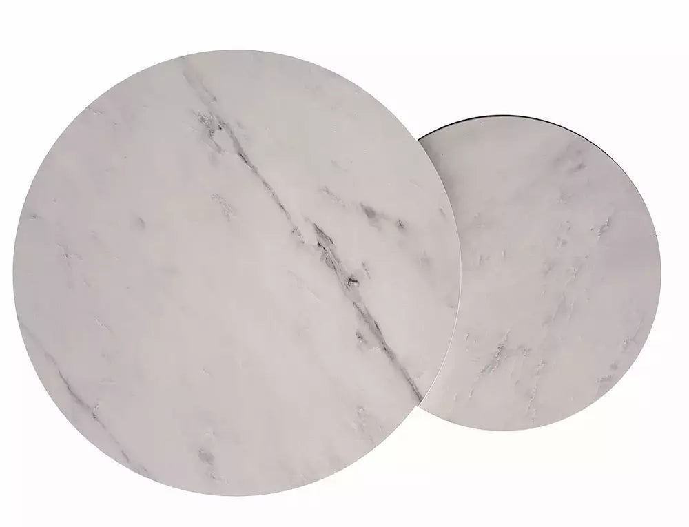 Set 2 masute de cafea ABISALY Ø80/48 CM