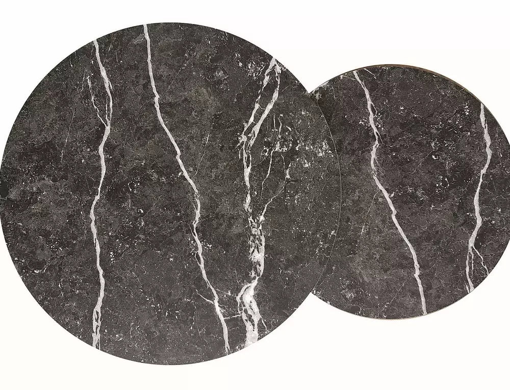 Set 2 masute de cafea ABISALY Ø80/48 CM